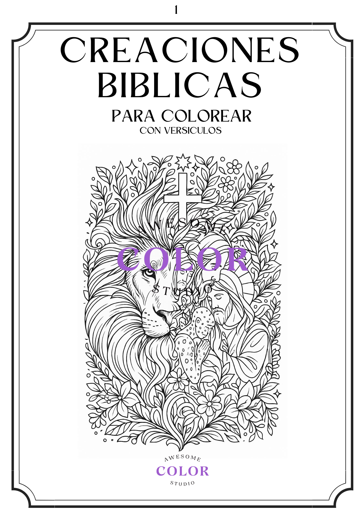 Libro de Colorear - Creaciones Bíblicas