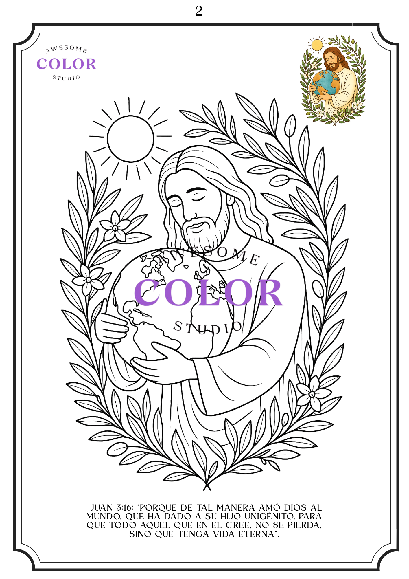 Libro de Colorear - Creaciones Bíblicas