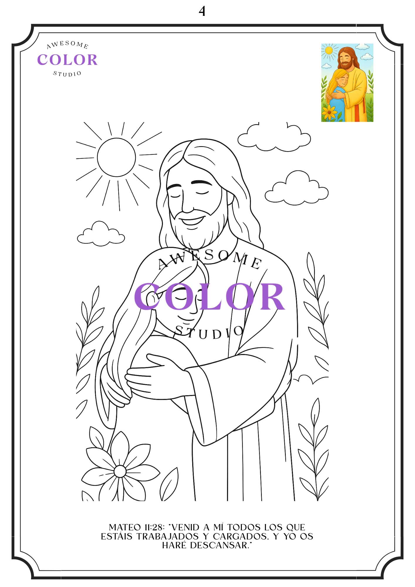 Libro de Colorear - Creaciones Bíblicas