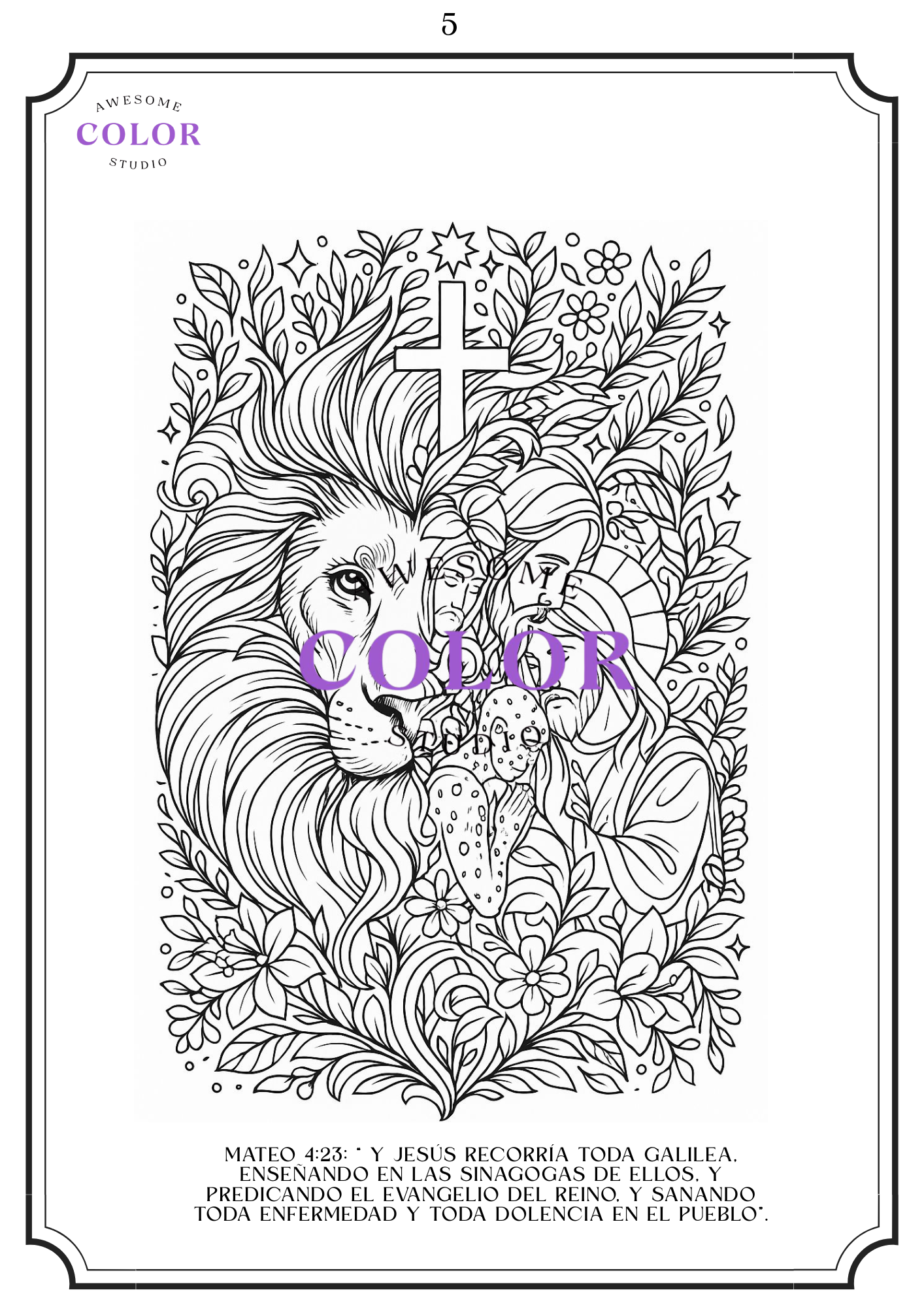 Libro de Colorear - Creaciones Bíblicas