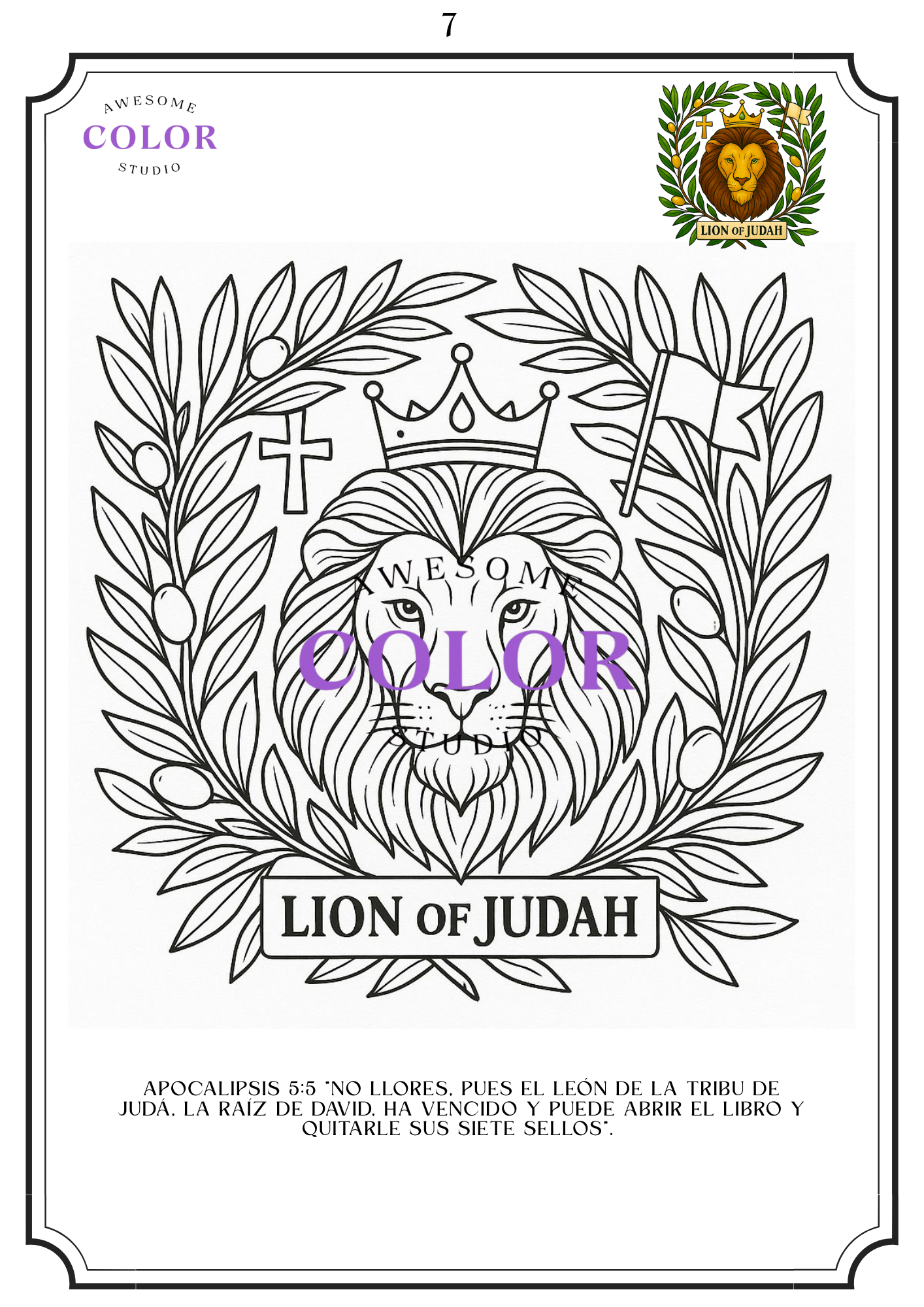 Libro de Colorear - Creaciones Bíblicas